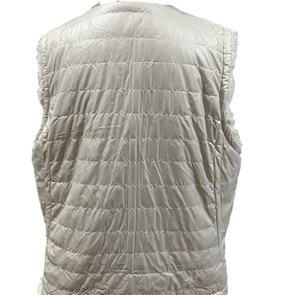 Nicole Miller Women's Vest Jacket Reversible Pockets Ivory 3X NWT - Picture 7 of 11
